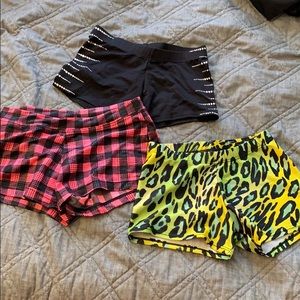 Spandex shorts bundle